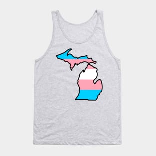 Michigan Transgender Flag Tank Top